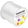 Homepal 1mm Elastic String for Bracelets, Clear Elastic String Elastic Cord for Jewelry Making, Crystal Jewelry String for Bracelets, Necklaces, Beading and Crafts 100m/roll