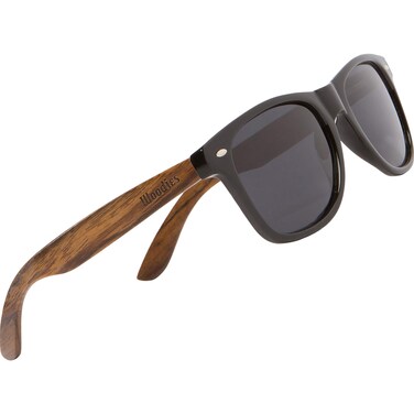 Woodies Walnut Wood Sunglasses with Dark Polarized Lenses for Men and Women   100% UVA/UVB Ray Protection