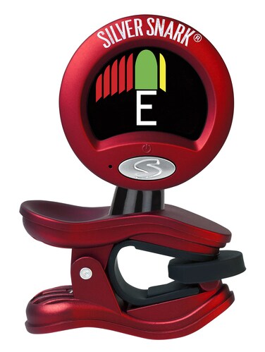 SNARK 2 Clip-on All Instrument Tuner-Red/Silver (SILRED)