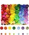 800 Pcs Assorted Sizes Resin Buttons,Round Craft Buttons for Sewing DIY Crafts,Children's Manual Button Painting