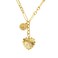 OTEEGX Heart Necklaces for Women, 18K Gold plated Sun Pendant Necklace Chunky Gold Heart Chain Aesthetic Jewelry Accessories