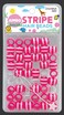 DONNA Jumbo Stripe Plastic Hair Beads, DIY Hair Braiding Plastic Beads for Braid Hair 1pc Quick Beaders for Kids Hair Braids, 1PC HOT Pink Color