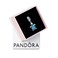 PANDORA Murano Glass Blue Sea Turtle Dangle Charm - Compatible with PANDORA Moments - Jewelry for Women - Gift for Women - Made with Sterling Silver &amp; Man-Made Crystal - With Gift Box