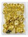 LLTGMV Brass Clutch Badge Insignia Clutches Pin Backs Replacement (Gold, 50 Pieces)