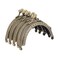 Mtsooning Metal Purse Frame, 5PCS 3.3"/8.5cm Bronze Kiss Clasp Lock, Arch Sape Coin Bag Clasp for DIY Coin Bag Handle Sewing Craft