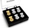 Anchora Original Magic Earring Backs for Droopy Ears   Earring Lifters for Heavy Earring   Earing Lifter Backs BAX   Earlobe Secure Clear Miracle (2 Silver 1 Gold)