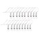 Eco-Fused 18mm Earring Hooks - 200 pcs - Coil and Ball Style Nickel-Free Ear Wires - Silver-Plated Steel- Great for DIY Earrings (18mm Earring Hooks - 200 pcs, Silver Color)