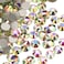 Jollin 1440pcs Glue Fix Crystal Flatback Rhinestones Glass Diamantes Gems for Crafting Nail Art Crafts Decorations Clothes Shoes 4.8mm (ss20, Crystal AB)