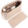 Doxo Purse Organizer Insert for Handbags &amp; Base Shaper 2pc Set,Felt Organizer Insert Large Tote,Bag Organizer with Zipper 7 Sizes,Fit Speedy Neverfull MM/City33 and More(Beige-L-Combination)