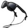 RIVBOS Kids Sunglasses Boys&amp;girls with Strap Polarized Rubber Flexible Shades for Toddler and Children Age 3-10 RBK004-2 Black