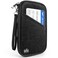 Passport Holder Family RFID Travel Document Organizer for Women Waterproof Passport Wallet Men Portable Case for Cards, Boarding Pass, ID, Money, Tickets with Zipper