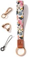 SENLLY Wristlet Lanyard Strap for Keys, Original Pattern Design Wrist Keychain Holder