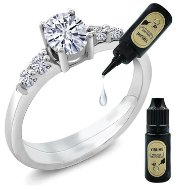 Innovative Ring Size Adjuster Adhesive with UV Light- Adjusts Any Ring Size, Easy Application &amp; Removal, Ring Size Adjuster for Loose Ring, Ring Adjuster Glue, Ring Sizer, Ring Guards