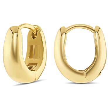 MILLA 14k Gold Huggie Earrings for Women Multipack &amp; Individuals - Ear Huggers Earrings for Women Trendy Y2K Earrings, Preppy Earrings - Lightweight &amp; Hypoallergenic (12 mm - 0.5 in)