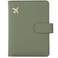 Melsbrinna Passport Holder Covers Case, Waterproof Rfid Blocking Travel Wallet Passport Holder with Pen Holder, Cute Passport Book for Women/Men (Moss green)