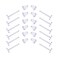 Elfstone 3mm Invisible Plastic Earrings Blank Pins Stud Tiny Head Findings DIY Supplies (200 pieces/100 Pairs)