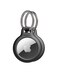Belkin Apple AirTag Secure Holder with Key Ring - Durable Scratch Resistant Case With Open Face &amp; Raised Edges - Protective AirTag Keychain Accessory For Keys, Pets, Luggage, Backpacks -2 Count Black