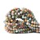 CHEAVIAN 60PCS 6mm Natural Indian Agate Gemstone Round Loose Beads for Jewelry Making DIY 1 Strand 15