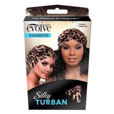 Evolve Silky Turban (Cheetah)