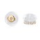 Silicone Earring Backs Replacement   Comfortable Rubber Earring Backings for Stud   Hypoallergenic Plastic Soft Flat Earing Backs Secure Safety Locking (1 Pair 14K Gold)