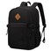 SUPACOOL Casual Backpack For School, Classical Travel Backpack for Men and Women, Bookbag for Boys, Girls and Kids, Laptop Compartment(Black)