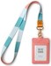 SENLLY ID Badge Holder Gift with Cute Neck Lanyard Strap, 2 Card Slots and 1 Clear ID Window, for Women and Men