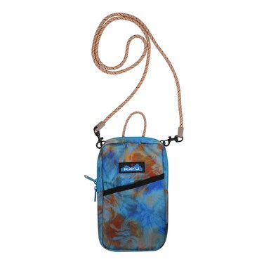 KAVU Essential Case Zip Crossbody Wallet with Rope Strap - Ocean Potion