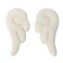 Beaupretty Angel Wings Hair Clips, Cartoon Hair Clips Cute Adorable Hair Barrettes Plush Non Slip Hair Clamps Barrettes for Girls and Women (White)