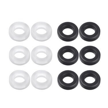 AB Max Glasses Ear Grips - Round Eyeglasses Rings Strap Silicone Holder Anti-Slip Hooks Safety Eyewear Retainer for Sunglasses Myopia or Presbyopia Glasses 6 Pairs