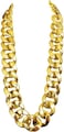 YWQZGYP Hip Hop Rapper Plastic Chunky Fake Gold Chain Necklace,80s/90s Costume Accessory(27.5inches*1.34inches)