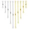 MKCYD Necklace Extender with Magnetic Clasps, Gold and Silver Magnetic Necklace Clasps and Closures with Necklace Extenders for Women