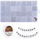 Eppingwin 1400 pcs Letter Beads, 4x7 mm Acrylic Beads, Beads for Jewelry Making, Beads for Bracelet Making, Alphabet Beads, in 28 Grid Box (White and Black)
