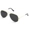 Skeleteen Black Gold Aviator Sunglasses - Military Style Dark Sun Glasses with Gold Metal Frame and UV 400 Protection