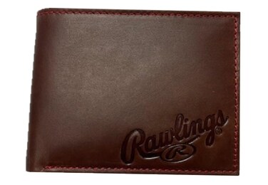 Rawlings Men's Debossed, Dark Brown   Logo, 3.5" x 3" x .75