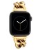 Anne Klein Fashion Chain Bracelet for Apple Watch, Secure, Adjustable, Apple Watch Replacement Band, Fits Most Wrists (38/40/41mm, Gold),WK-1016GPGP, Gold-Tone