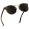 WearMe Pro - Women's Polarized, Round Retro, Double-Bridge Vintage Sunglasses