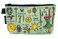 The Unemployed Philosophers Guild Tarot Bag - 9" Canvas Cartomancy Themed Zipper Pouch for Pencils, Tools, Cosmetics, Toiletries and More