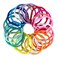 Ryan &amp; Rose Jesus Bracelets - Cross Silicone Bracelet (Kaleidoscope (25 Pack), Extra Small)