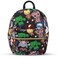 Marvel Kawaii Avengers Mini PU Leather Backpack Purse with Adjustable Straps 10 In (Black, One Size)