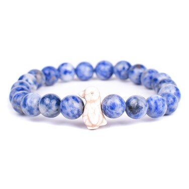 Fahlo Penguin Tracking Bracelet, Elastic, supports Global Penguin Society, one size fits most for Men and Women (Igloo Blue)