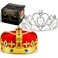 JOYIN 2 Pack Royal Crowns, King's and Queen's Crowns, Crowns for Kids and Audults, Halloween Party Costume Accessories
