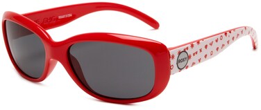 Roxy Girls' Dixie Chic Sunglasses, Pink Print Frame/Grey Lens, one Size