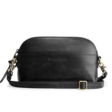 S-ZONE Leather Crossbody Bags for Women Cross Body Purse Vintage Designer Shoulder Bag Small