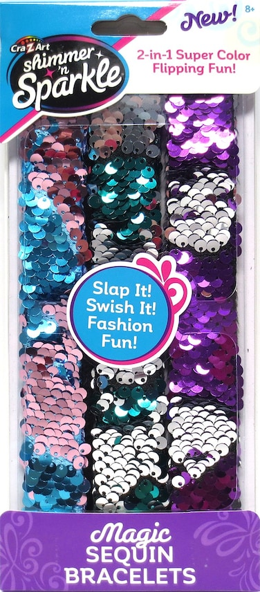 Cra-Z-Art Magic Sequin Strap Bracelets
