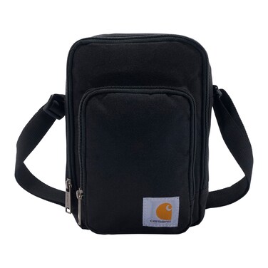 Carhartt Zip, Durable, Adjustable Zipper Closure, Essential Crossbody Bag (Black)