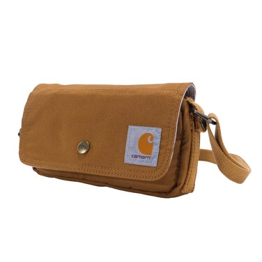 Carhartt Women's Bag, Carries Waist Pack with Removable Strap, Horizontal Crossbody Brown, One Size