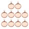 10pcs Bezel Pendant Trays Round Blank Cabochon Bezels Vintage Jewelry Pendant Charms for DIY Craft Jewelry Making Supplies 20mm (Rose Gold)