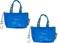 Key &amp; Coin Purse KNOLIG Bag Small Blue with One Zipper Bag (2 set)