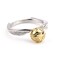 Stainless Steel Golden Snitch Ring- Small