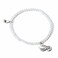 HARRY POTTER Crystal Bracelet with Sterling Silver Golden Snitch Charm, One Size, Sterling Silver, HPCR0584